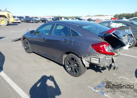 2020 Honda Civic Sport from USA, damaged, VIN 19XFC2F88LE013455